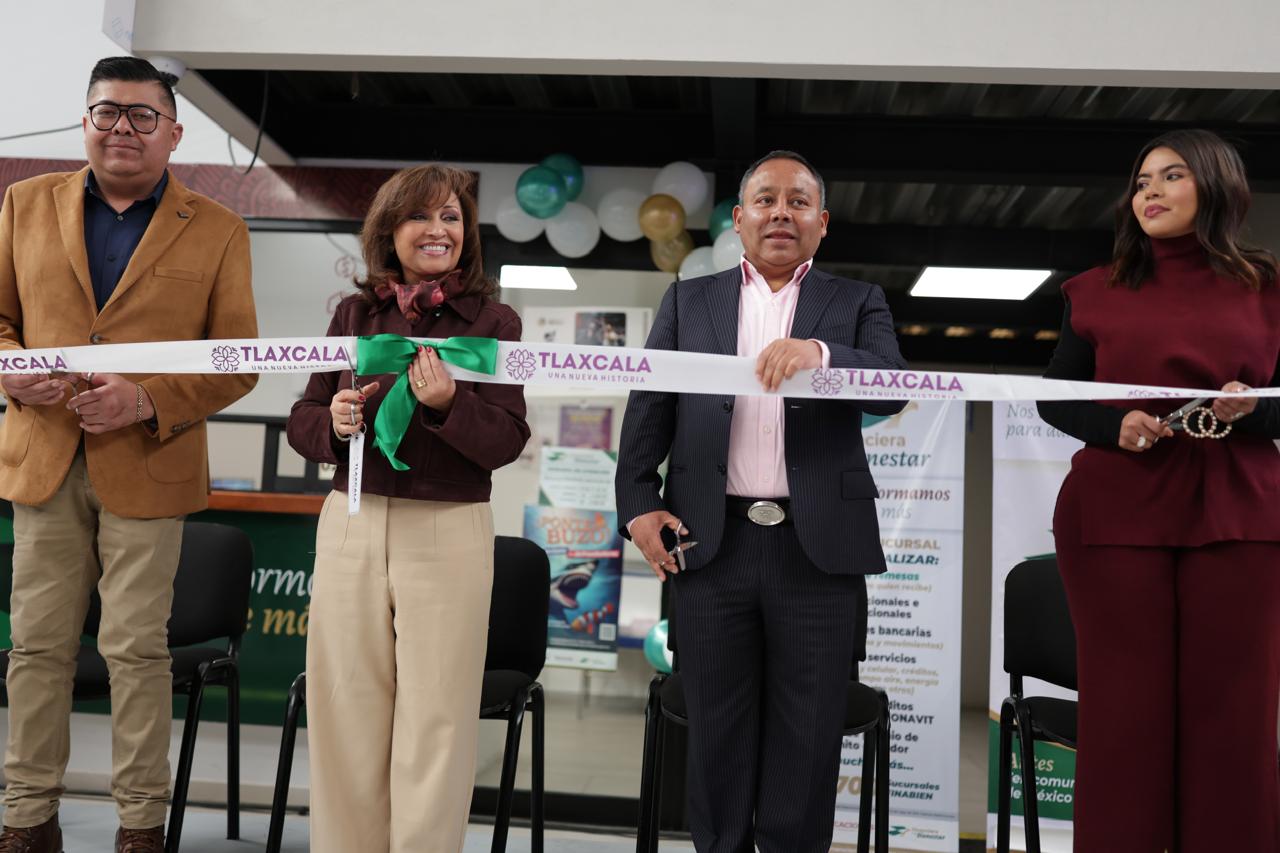 Con reapertura de sucursal de Financiera para el Bienestar en Apizaco, buscan fortalecer economía local